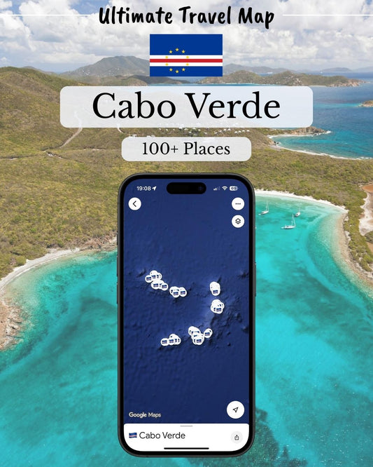 Cabo Verde Travel Map - Sight Maps
