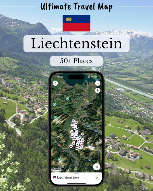 Liechtenstein Travel Map - Sight Maps