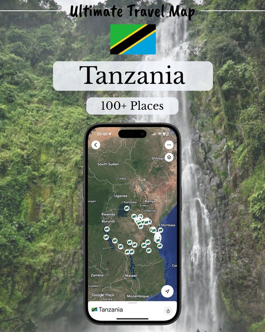 Tanzania Travel Map - Sight Maps