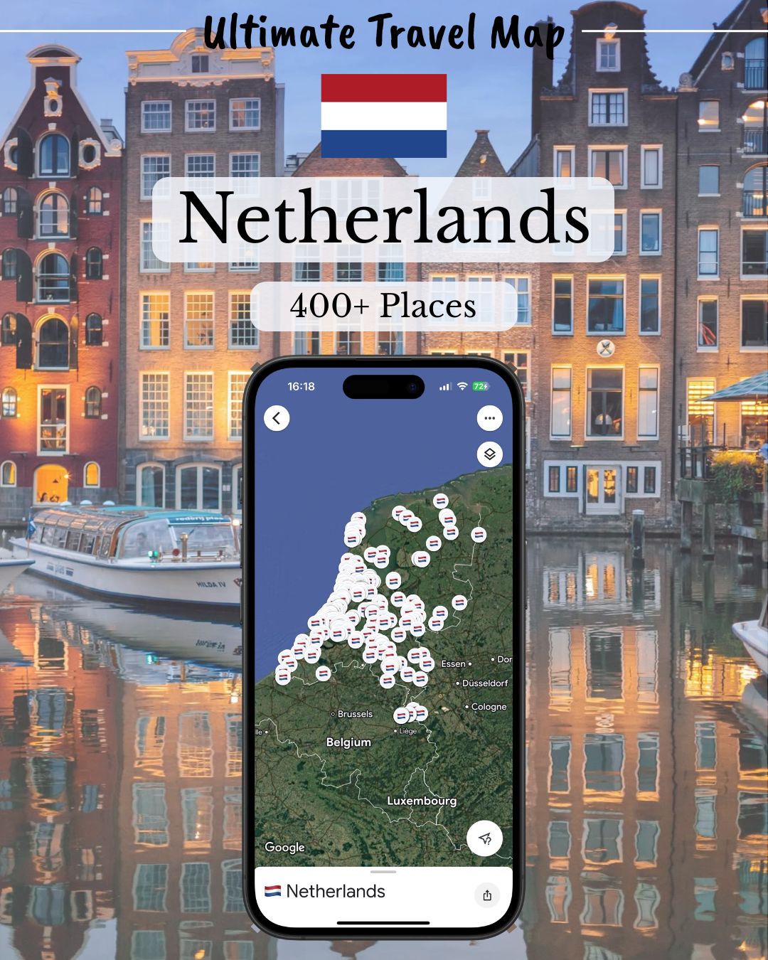 Netherlands Travel Map - Sight Maps