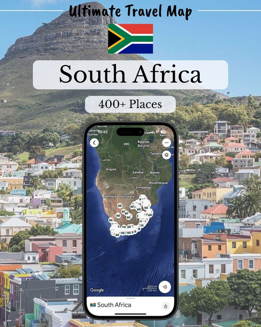 South Africa Travel Map - Sight Maps