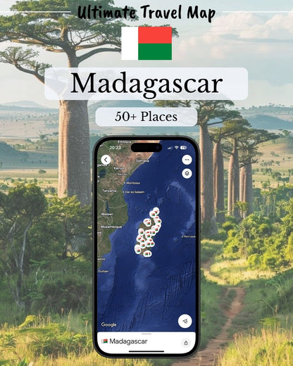 Madagascar Travel Map - Sight Maps