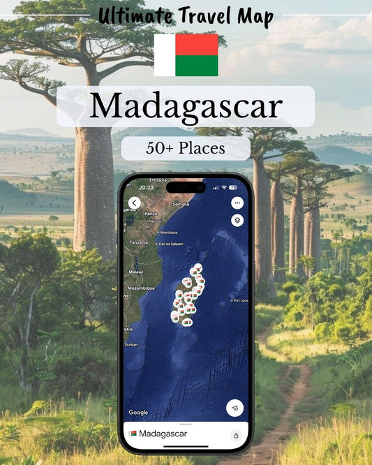 Madagascar Travel Map - Sight Maps