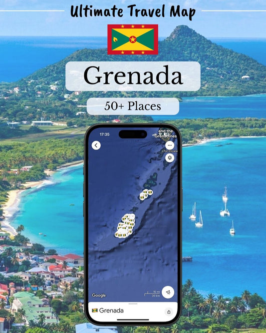 Grenada Travel Map - Sight Maps