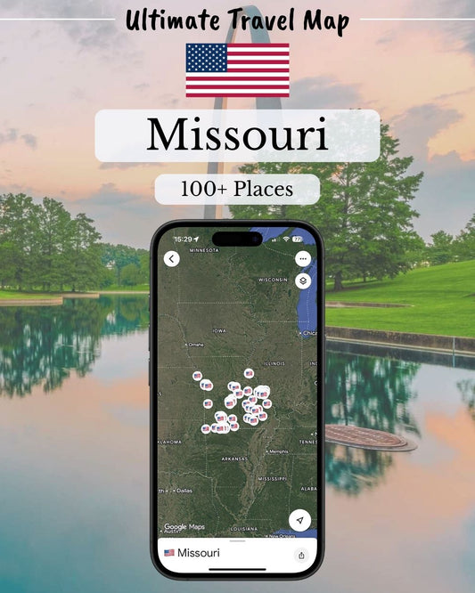 Missouri Travel Map - Sight Maps