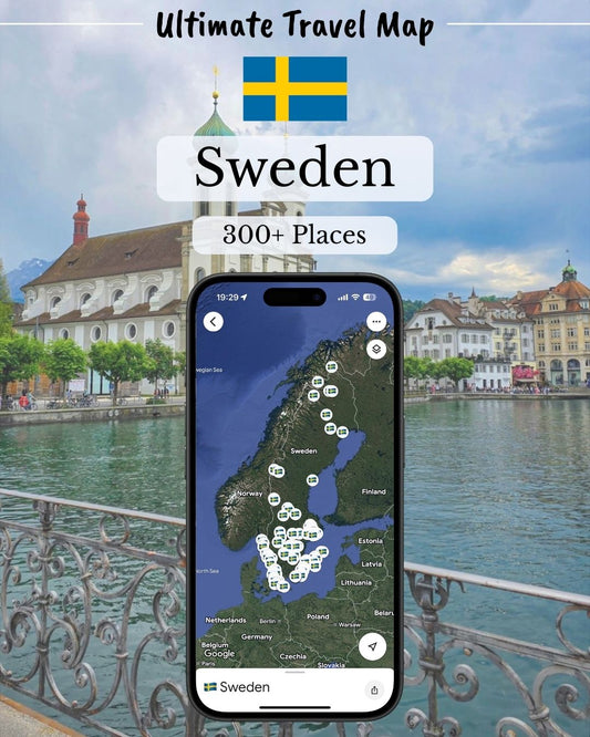 Sweden Travel Map - Sight Maps