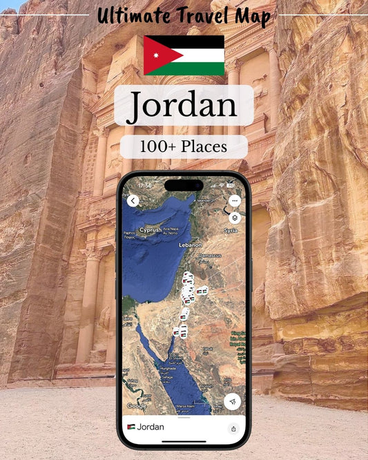 Jordan Travel Map - Sight Maps