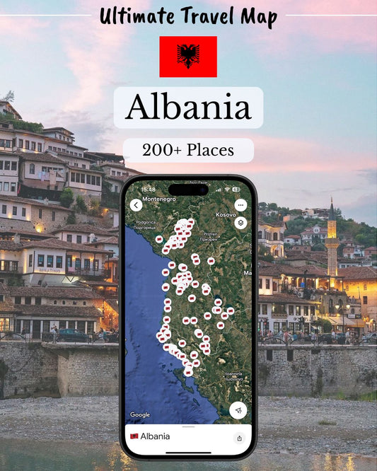 Albania Travel Map - Sight Maps
