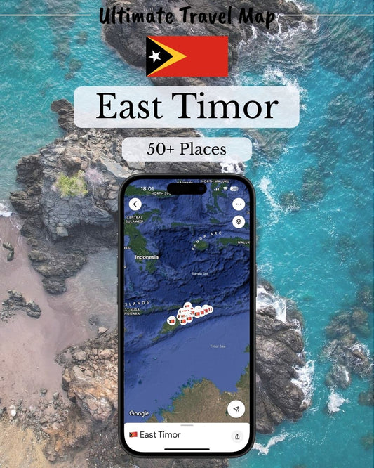 East Timor Travel Map - Sight Maps