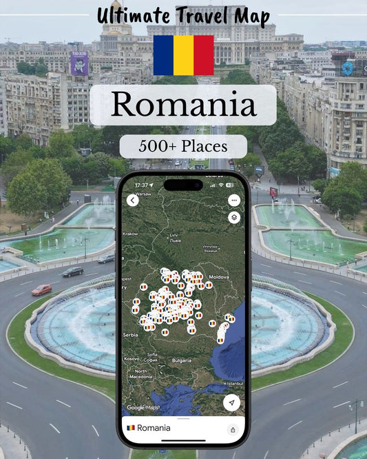 Romania Travel Map - Sight Maps