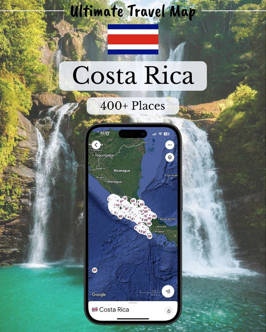 Costa Rica Travel Map - Sight Maps