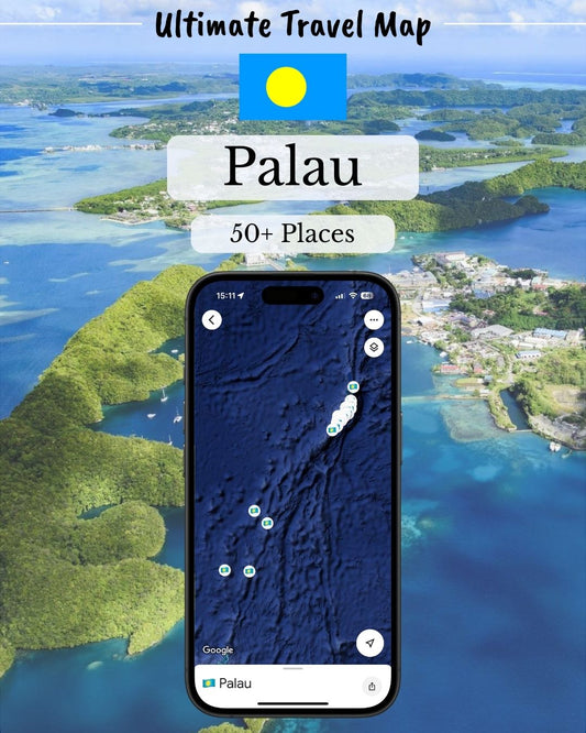 Palau Travel Map - by Sight Maps