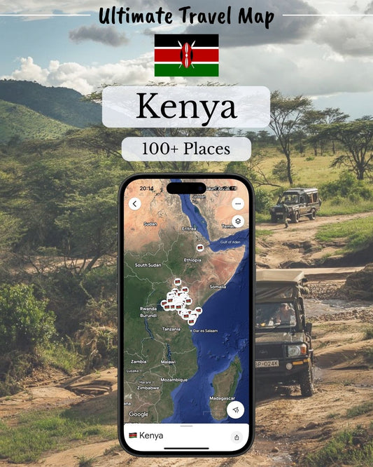 Kenya Travel Map - by Sight Maps