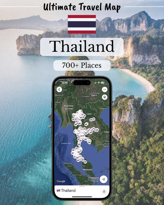 Thailand Travel Map - Sight Maps