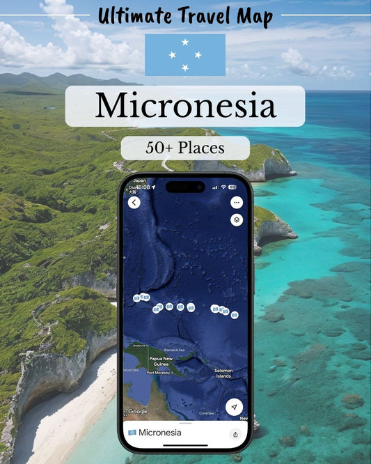 Micronesia Travel Map - Sight Maps