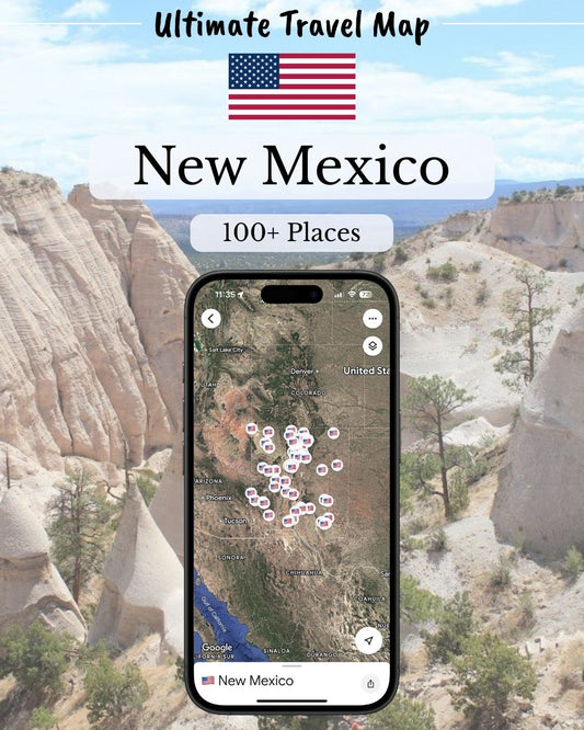 New Mexico Travel Map - Sight Maps