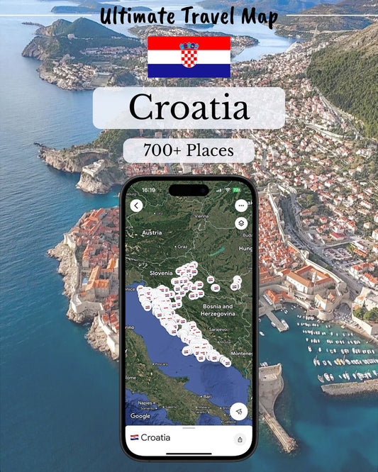 Croatia Travel Map - Sight Maps