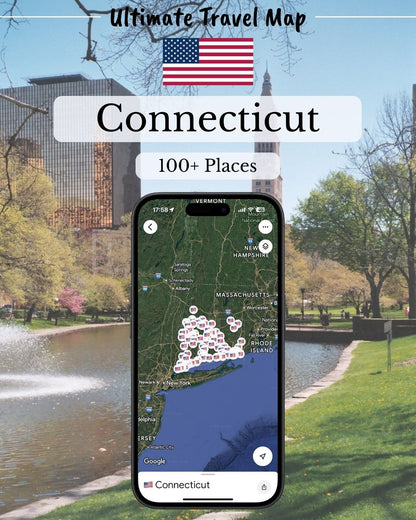 Connecticut Travel Map - Sight Maps