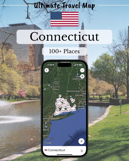 Connecticut Travel Map - Sight Maps