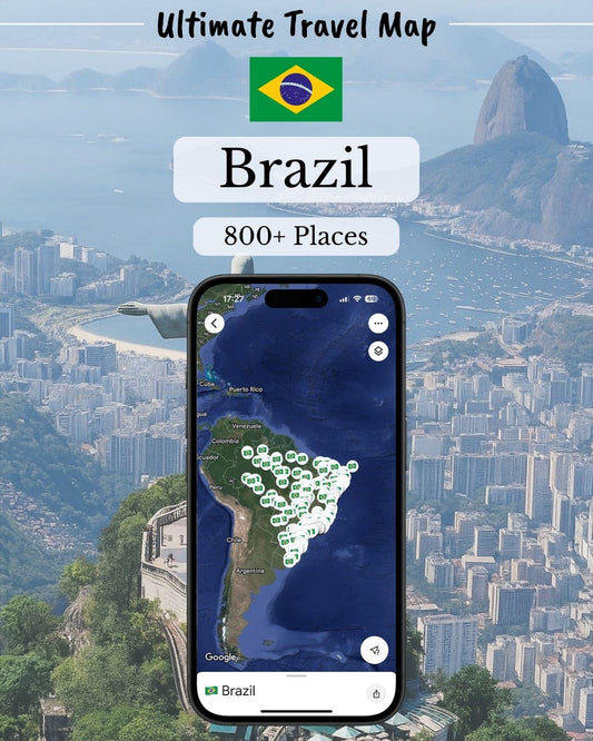 Brazil Travel Map - Sight Maps