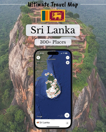 Sri Lanka Travel Map - Sight Maps
