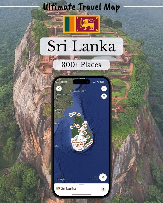 Sri Lanka Travel Map - Sight Maps