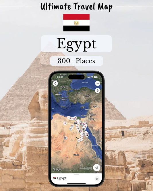Egypt Travel Map - by Sight Maps