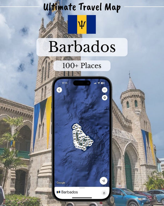 Barbados Travel Map - Sight Maps