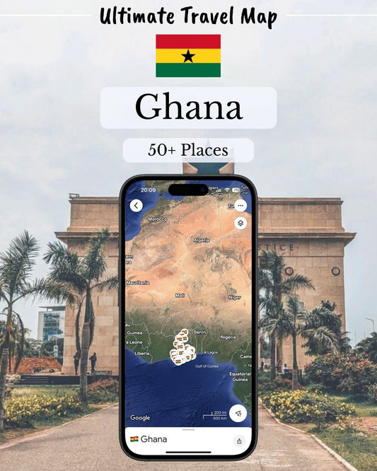 Ghana Travel Map - by Sight Maps