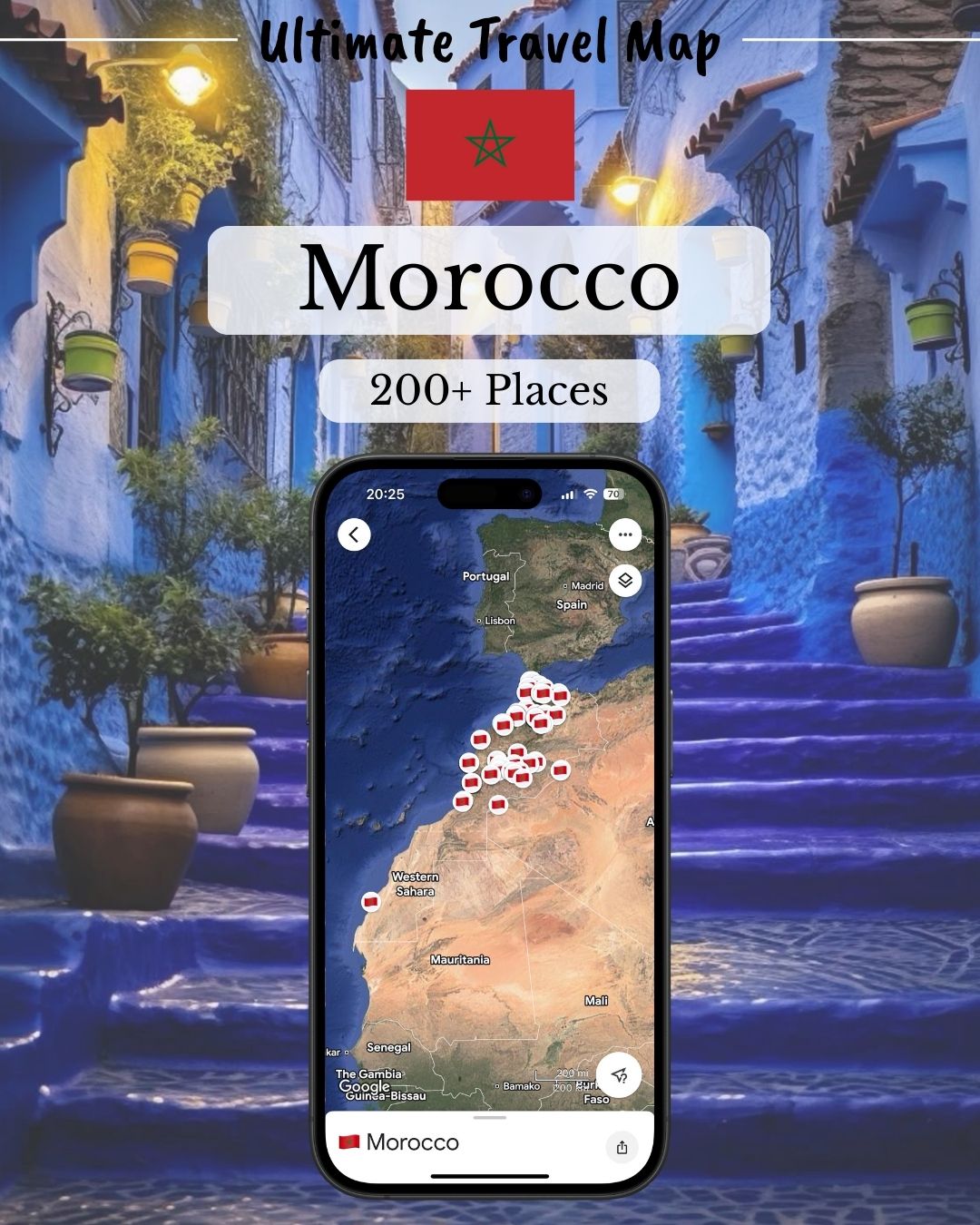 Morocco Travel Map - Sight Maps