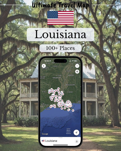Louisiana Travel Map - Sight Maps