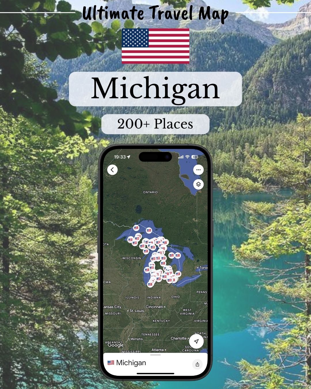 Michigan Travel Map - Sight Maps