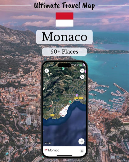 Monaco Travel Map - Sight Maps