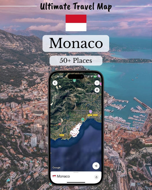 Monaco Travel Map - Sight Maps