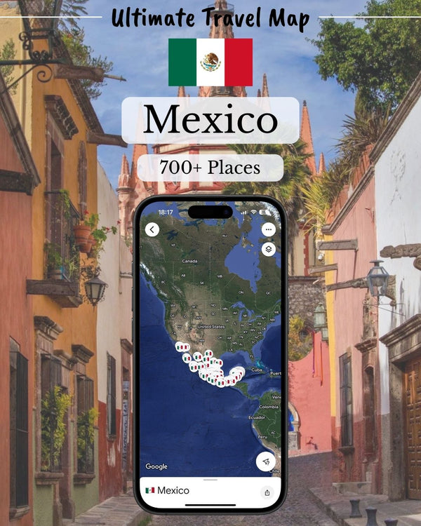 Mexico Travel Map - Sight Maps