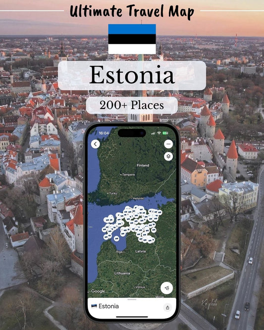Estonia Travel Map - Sight Maps