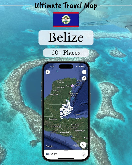 Belize Travel Map - Sight Maps