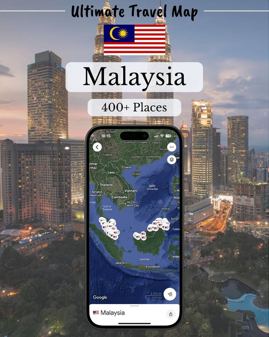 Malaysia Travel Map - Sight Maps