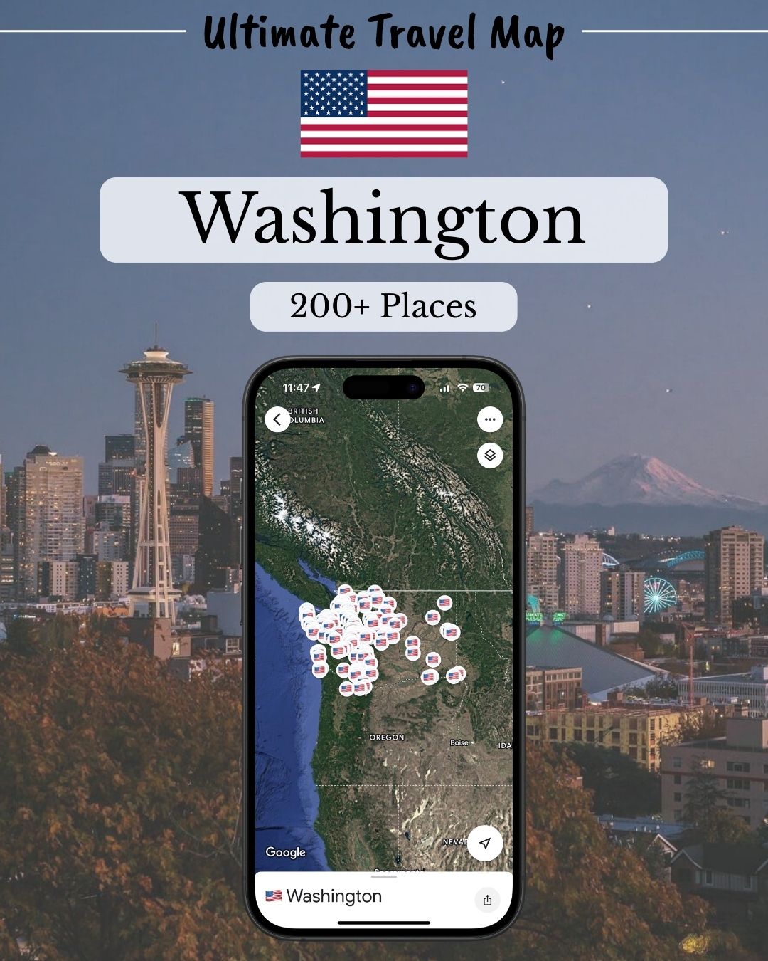 Washington Travel Map - Sight Maps