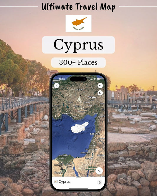 Cyprus Travel Map - Sight Maps