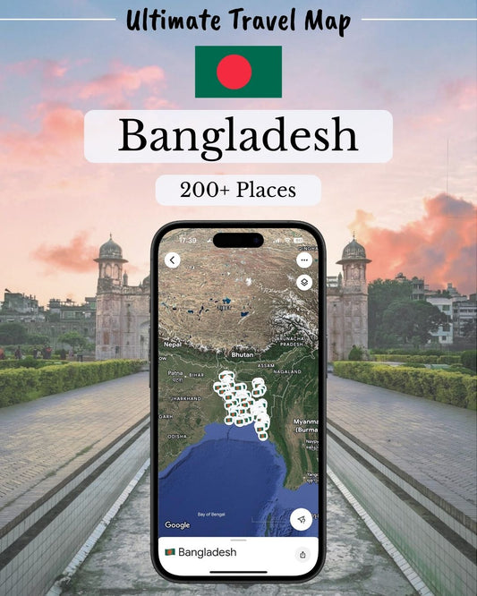 Bangladesh Travel Map - Sight Maps
