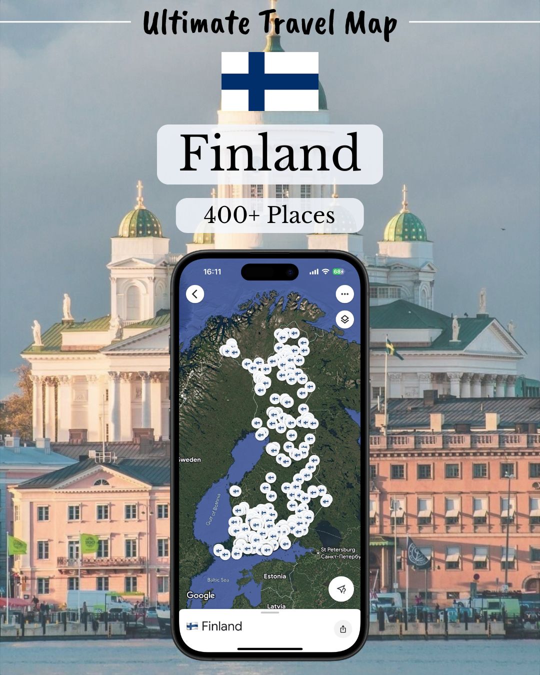 Finland Travel Map - Sight Maps
