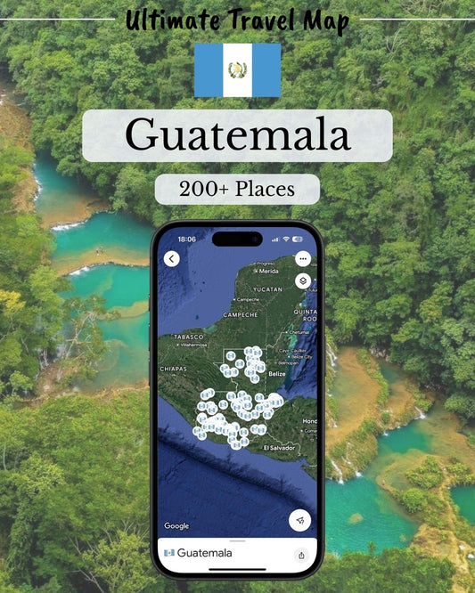 Guatemala Travel Map - Sight Maps