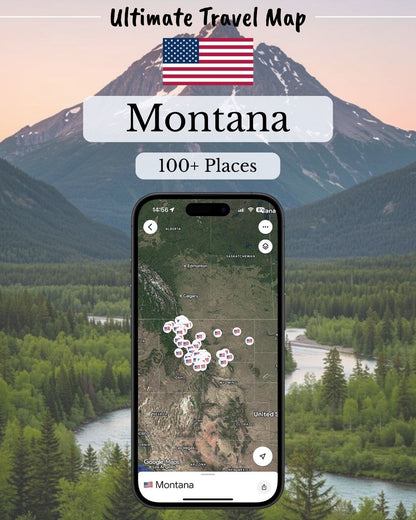 Montana Travel Map - Sight Maps