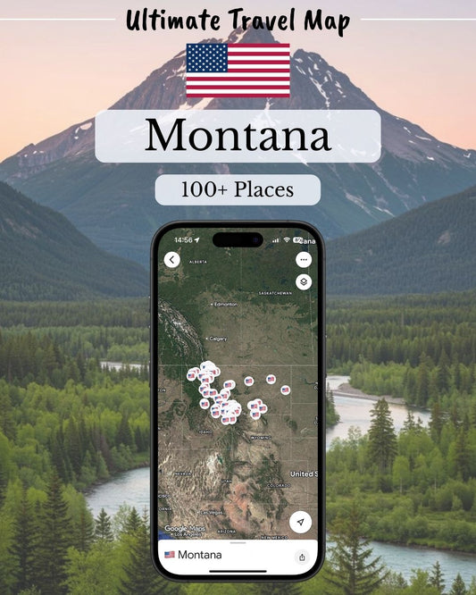 Montana Travel Map - Sight Maps