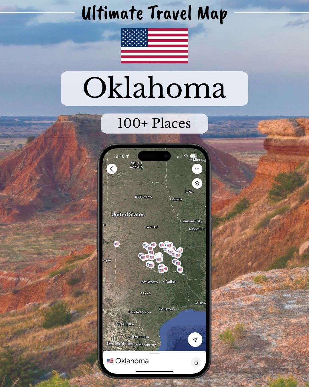 Oklahoma Travel Map - Sight Maps