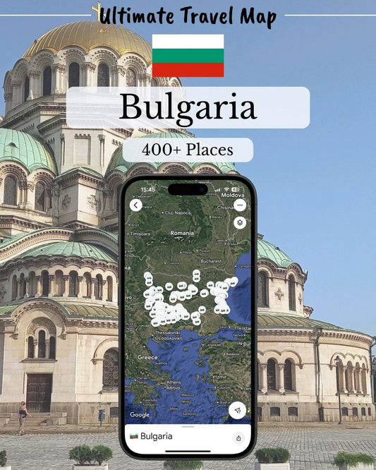 Bulgaria Travel Map - Sight Maps