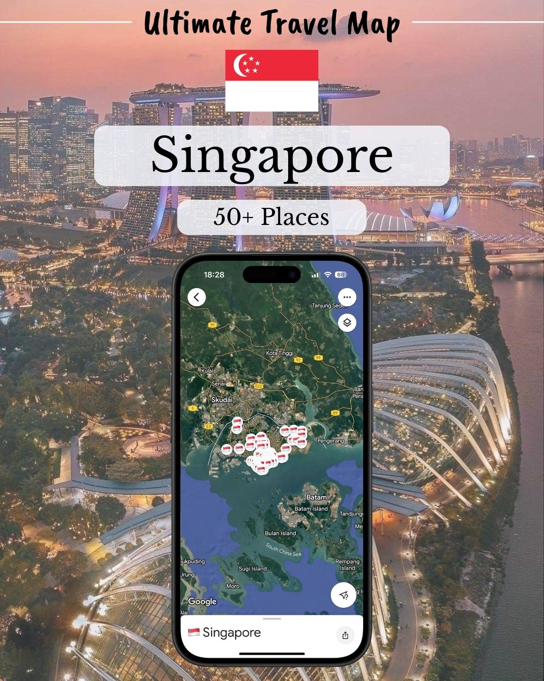 Singapore Travel Map - Sight Maps