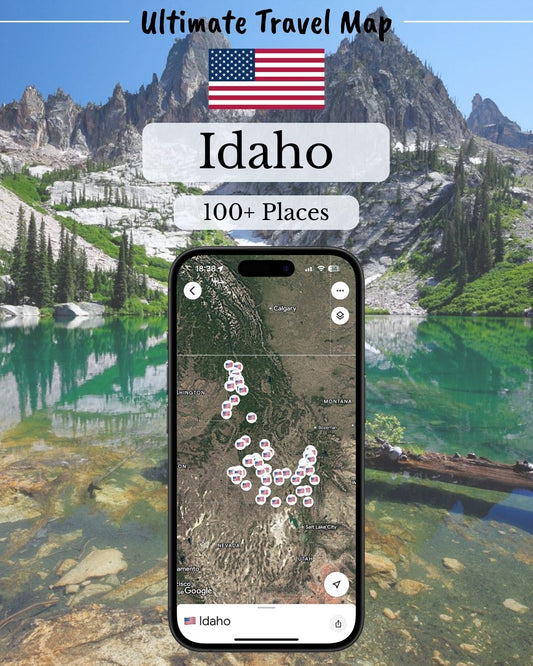 Idaho Travel Map - by Sight Maps