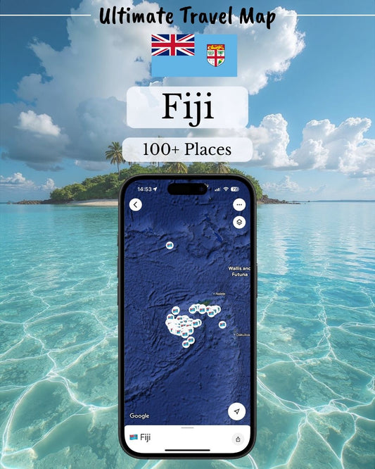 Fiji Travel Map - by Sight Maps